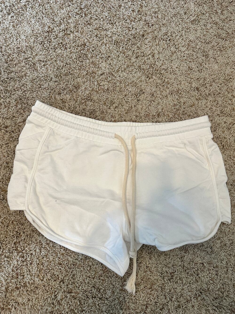 Universal Thread Cream French Terry Shorts XL